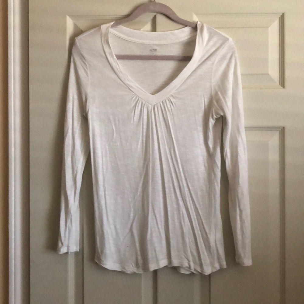 White long sleeve shirt